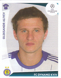 Oleksandr Aliyev Dynamo Kyiv samolepka UEFA Champions League 2009/10 #389